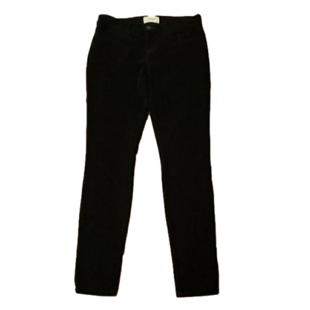Baldwin Kansas City Sophia Mid Rise Skinny Corduroy Pants Size 25 Black‎ EUC